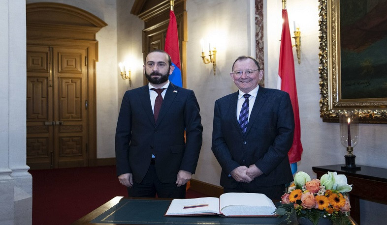Meeting of Foreign Minister of Armenia with President of Chamber of Deputies of Luxembourg