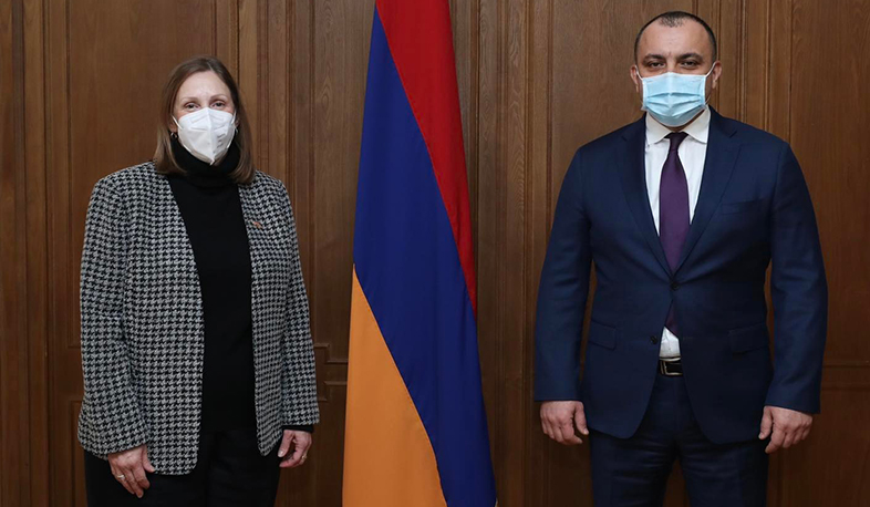 ԱՄՆ-ն հանձնառու է շարունակել Հայաստանի հետ համագործակցությունը արդարադատության և այլ ոլորտներում. Թրեյսին՝ ՍԴ նախագահին