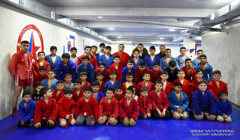 Արցախի նախագահը մասնակցել է «Ադամյան» սամբո ակումբի նոր մարզադահլիճի բացմանը