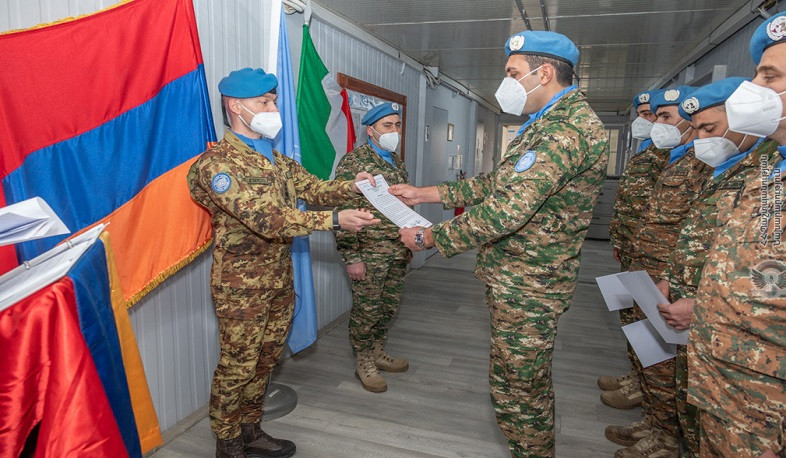 Armenian peacekeepers awarded
