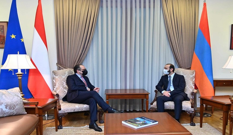 Ararat Mirzoyan and Alexander Schallenberg had private conversation