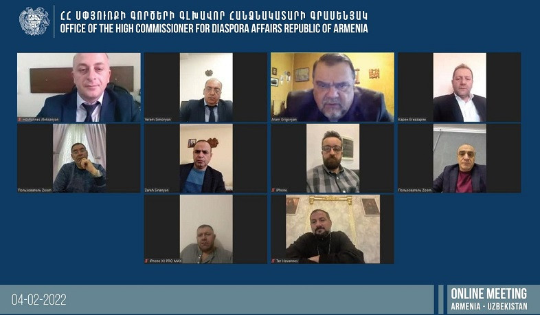 Zareh Sinanyan's online meetings with Diaspora communities continue