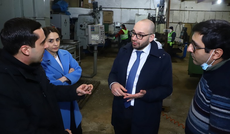 էկոնոմիկայի նախարարի տեղակալը ծանոթացել է «Սի Էն Սի Մետալ Մանուֆակթուրինգի» արտադրական հնարավորություններին