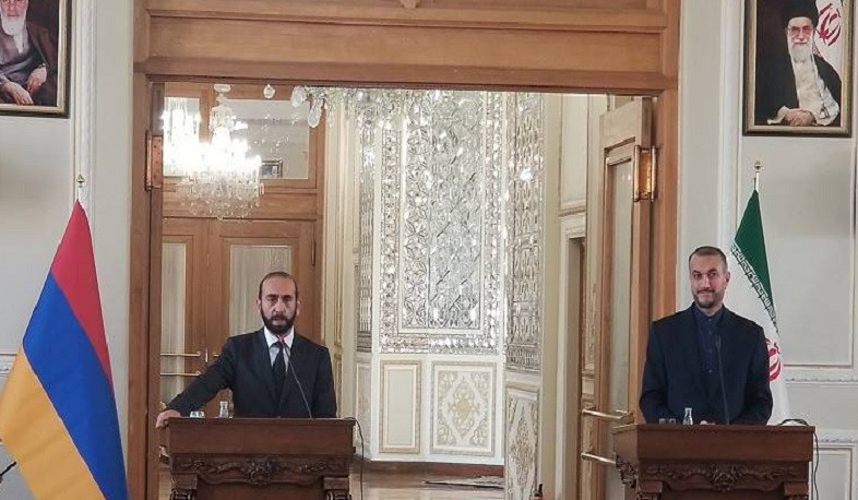 Ararat Mirzoyan sent message to Hossein Amir Abdollahian on occasion of 30th anniversary of establishment of diplomatic relations