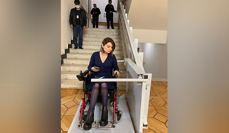 ԱԺ շենքում նոր վերելակ-ամբարձիչ է տեղադրվել. Զարուհի Բաթոյանը տեսանյութ է հրապարակել