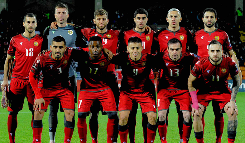 Հայաստանի ազգային հավաքականը 92-րդն է ՖԻՖԱ-ի դասակարգման աղյուսակում