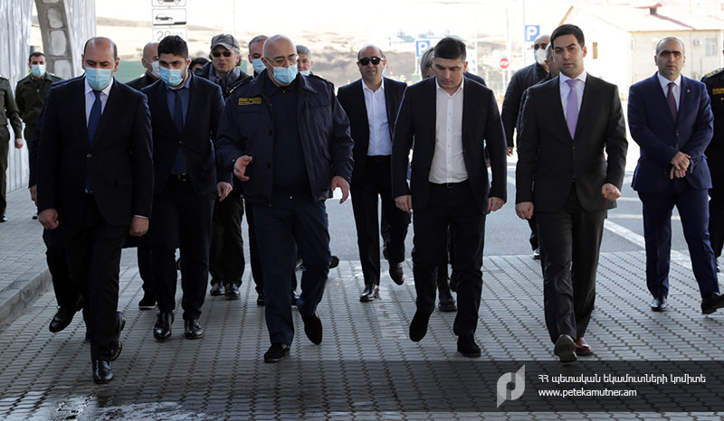 Ռուստամ Բադասյանը Վրաստանի գործընկերոջ հետ շրջայց է կատարել Բագրատաշենի անցակետի տարածքում