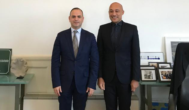 Զարեհ Սինանյանը հանդիպել է Փարիզի՝ միջազգային համագործակցության հարցերով փոխքաղաքապետի հետ