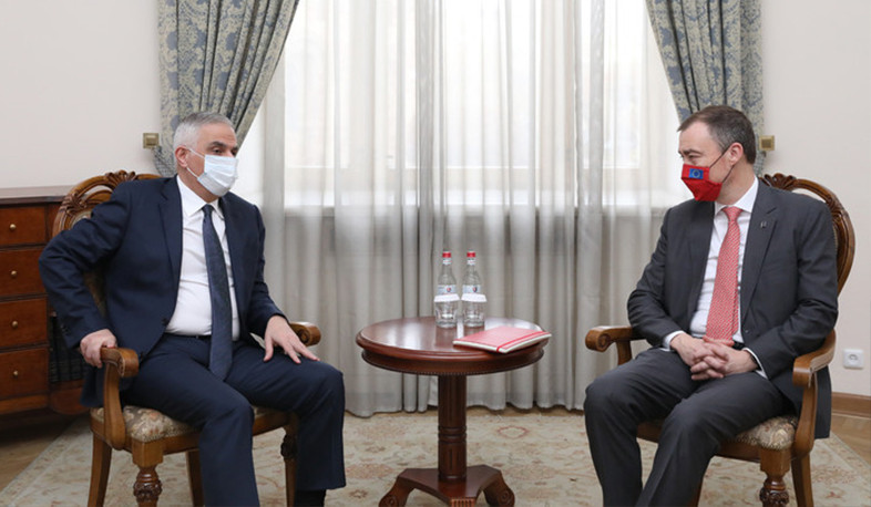 Вице-премьер Мгер Григорян принял специального представителя ЕС по вопросам Южного Кавказа и кризиса в Грузии