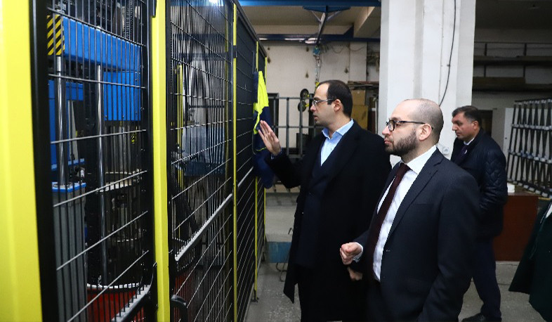 Էկոնոմիկայի նախարարի տեղակալը ծանոթացել է PROFAL ընկերության արդիականացման ծրագրերին