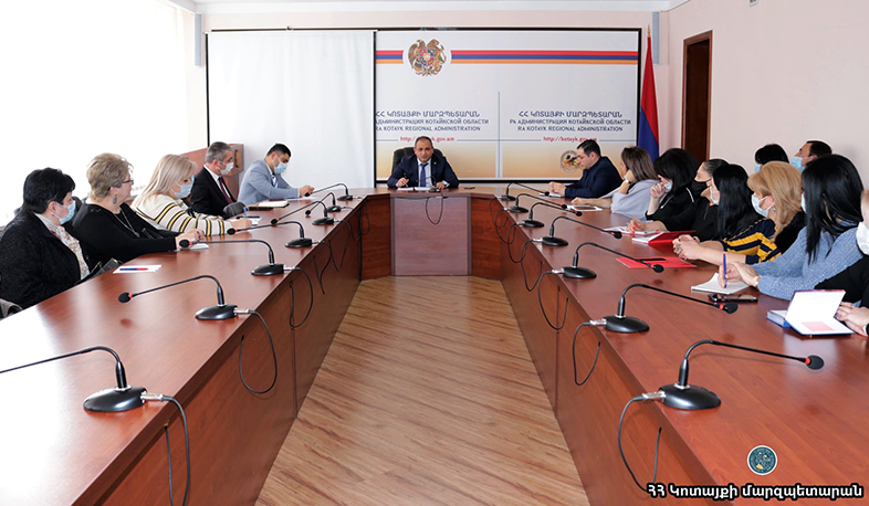 Կրթական ոլորտը որպես կարևորագույն օղակ՝ մեր աշխատանքի և գործունեության առանցքում է. Կոտայքի մարզպետ