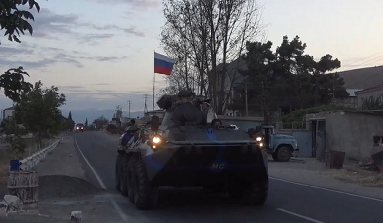 Russian peacekeepers patrolled more than 100 km along the demarcation line in Nagorno-Karabakh