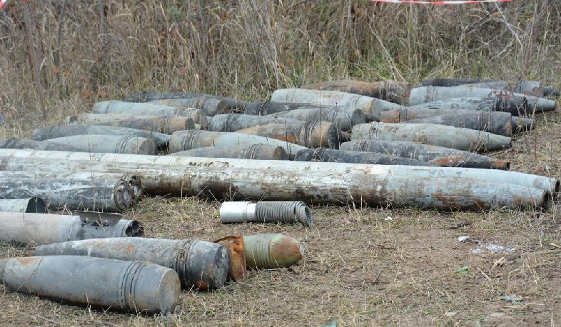 В течение недели в Арцахе Было обнаружено 14 реактивных гранат, 11 снарядов, 24 гранатомета и 2 ручные гранаты: ГСЧС Арцаха