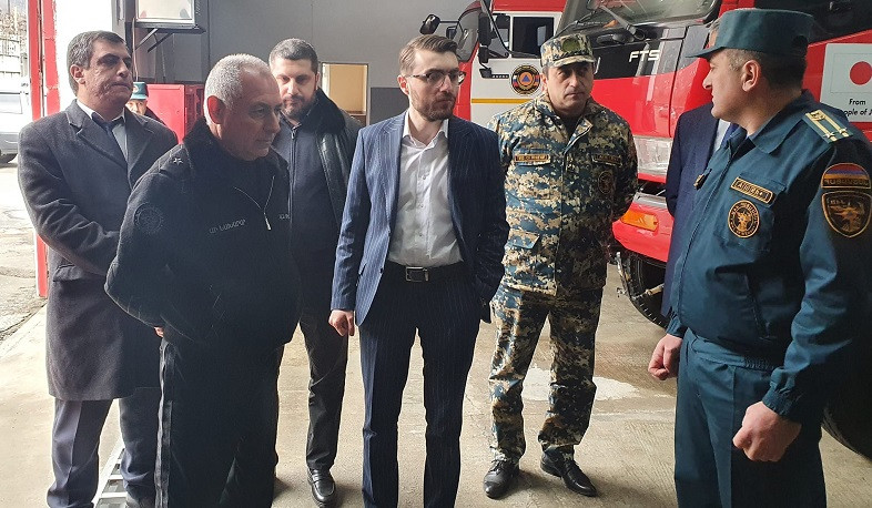 Միջոցներ կձեռնարկվեն Օձունի հրշեջ-փրկարարների համար բավարար պայմաններ ապահովելու ուղղությամբ