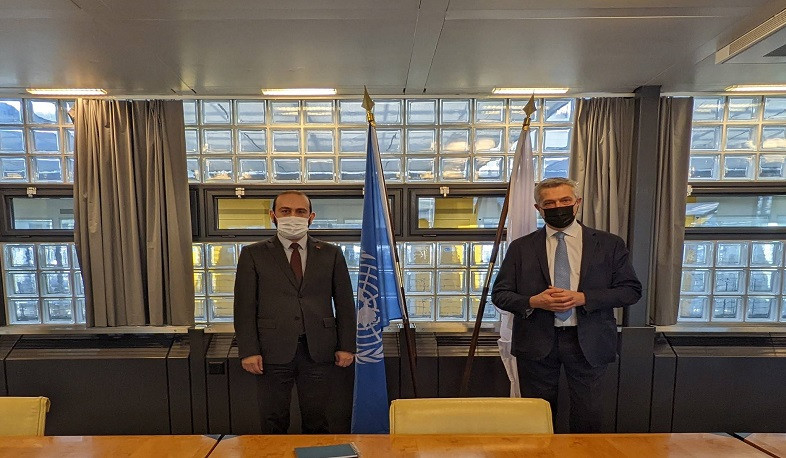 Министр иностранных дел РА встретился с Верховным комиссаром ООН по делам беженцев