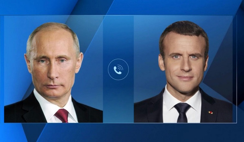 Putin tells Macron Ukraine settlement is possible only with respect for Russia interests