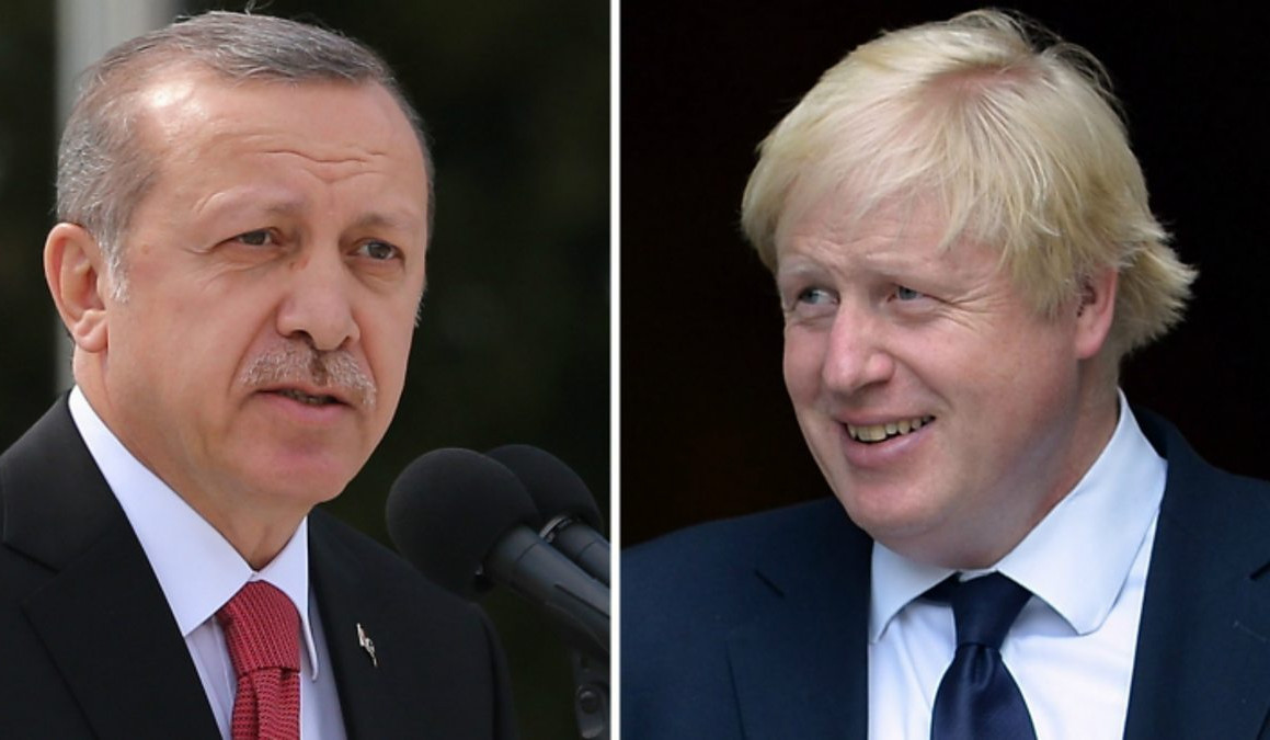 Էրդողանը Ջոնսոնի հետ քննարկել է Ուկրաինայում ՌԴ գործողությունը միջազգային մակարդակով դատապարտելու հարցը