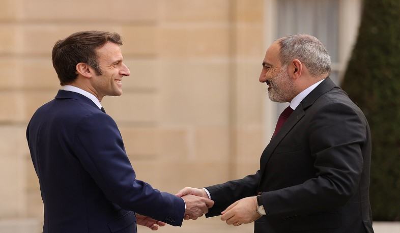 Ելիսեյան պալատում տեղի է ունեցել վարչապետ Փաշինյանի և նախագահ Մակրոնի հանդիպումը