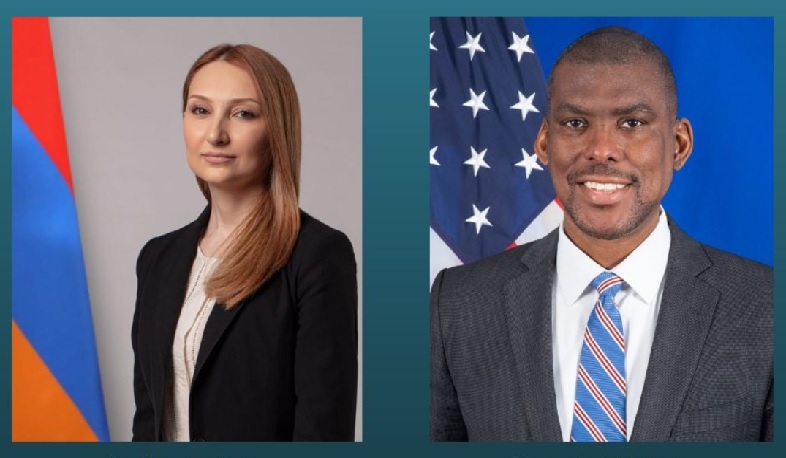 Լիլիթ Մակունցը և Դերեք Հոգընը քննարկել են վերջին շրջանի սահմանային միջադեպերը