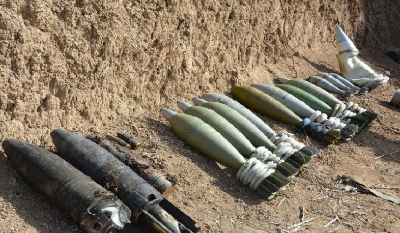 Askeran və Stepanakert yaxınlığında 14 bomba, 12 partlayıcı maddə, 16 mərmi, 8 əl qumbarası və 11 qumbaraatan məhv edilib