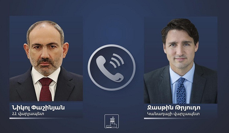 Никол Пашинян и Джастин Трюдо обсудили эскалацию напряженности вокруг Нагорного Карабаха