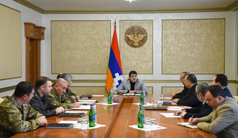 Президент Арцаха созвал заседание Совета безопасности: были обсуждены вопросы, связанные с преодолением внутренних и внешних вызовов