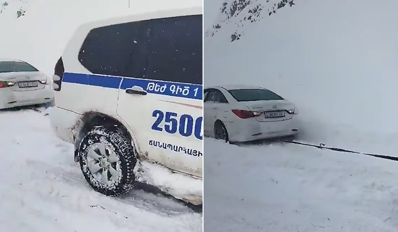 Ոստիկանությունը հորդորում է մեքենաների արագությունն ընտրել՝ հաշվի առնելով եղանակային պայմանները