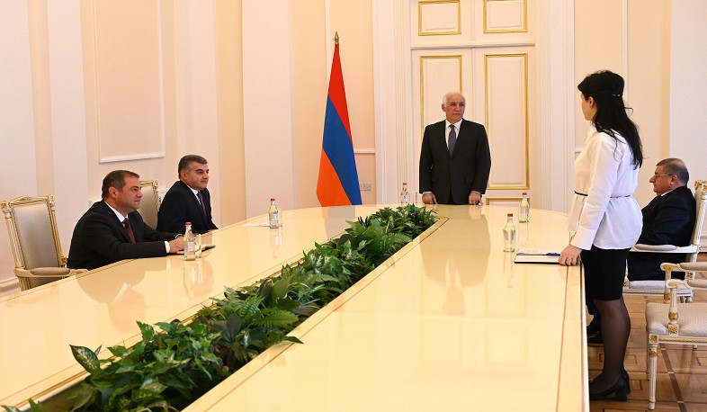 ՀՀ նախագահի նստավայրում տեղի է ունեցել նորանշանակ դատավորների երդման արարողությունը