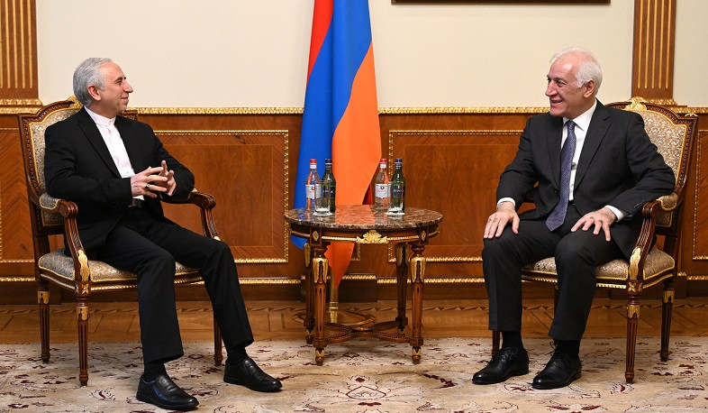 ՀՀ նախագահը և Իրանի դեսպանը քննարկել են հայ-իրանական փոխգործակցության տարբեր ոլորտներին առնչվող հարցեր