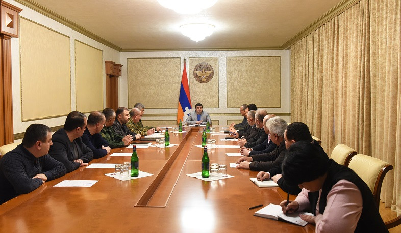 Azerbaijani side is destabilizing situation through obvious provocation: President of Artsakh called Security Council enlarged meeting