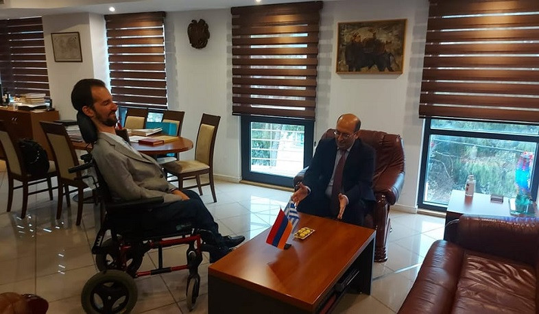 Ambassador Mkrtchyan briefed MEP on recent developments in Artsakh