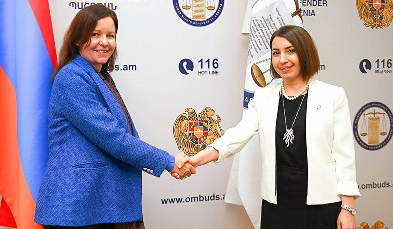 Քրիստիննե Գրիգորյանը և Քրիստինե Վայգանդը քննարկել են երեխաների իրավունքների պաշտպանության հարցեր