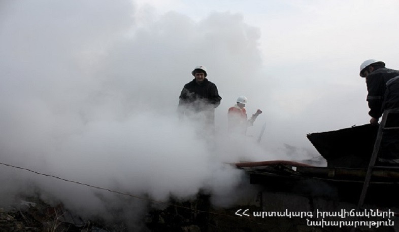 Հրդեհ Նորամարգ գյուղում՝ չշահագործվող անասնագոմի տանիքում