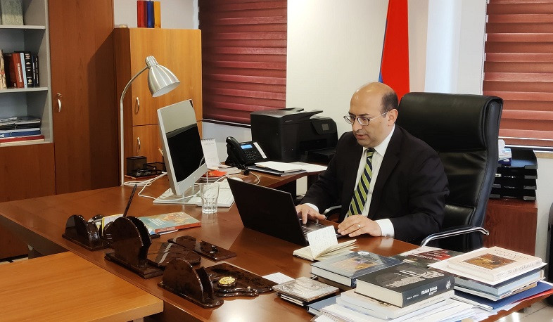 Tigran Mkrtchyan referred to dangers threatening Armenian cultural heritage in Artsakh