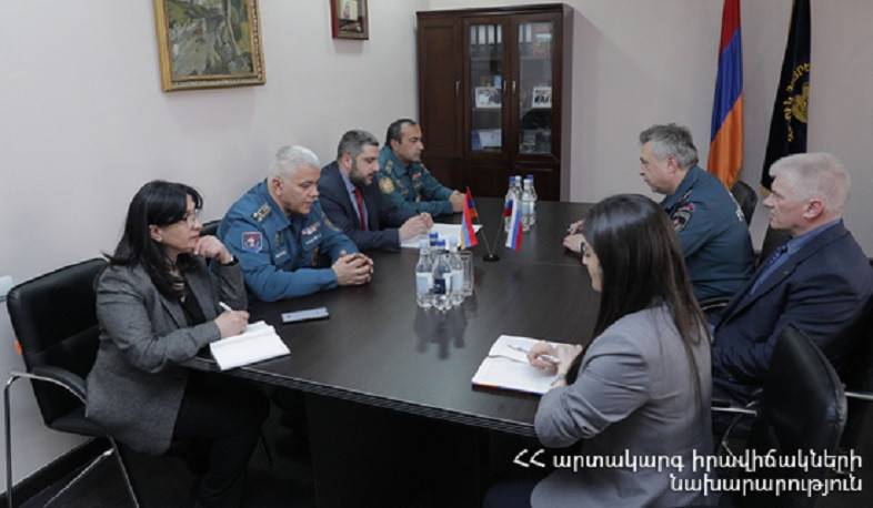 Արմեն Փամբուխչյանը և ՌԴ ԱԻՆ միջազգային գործունեության վարչության տնօրենը քննարկել են փոխգործակցության ծրագրեր