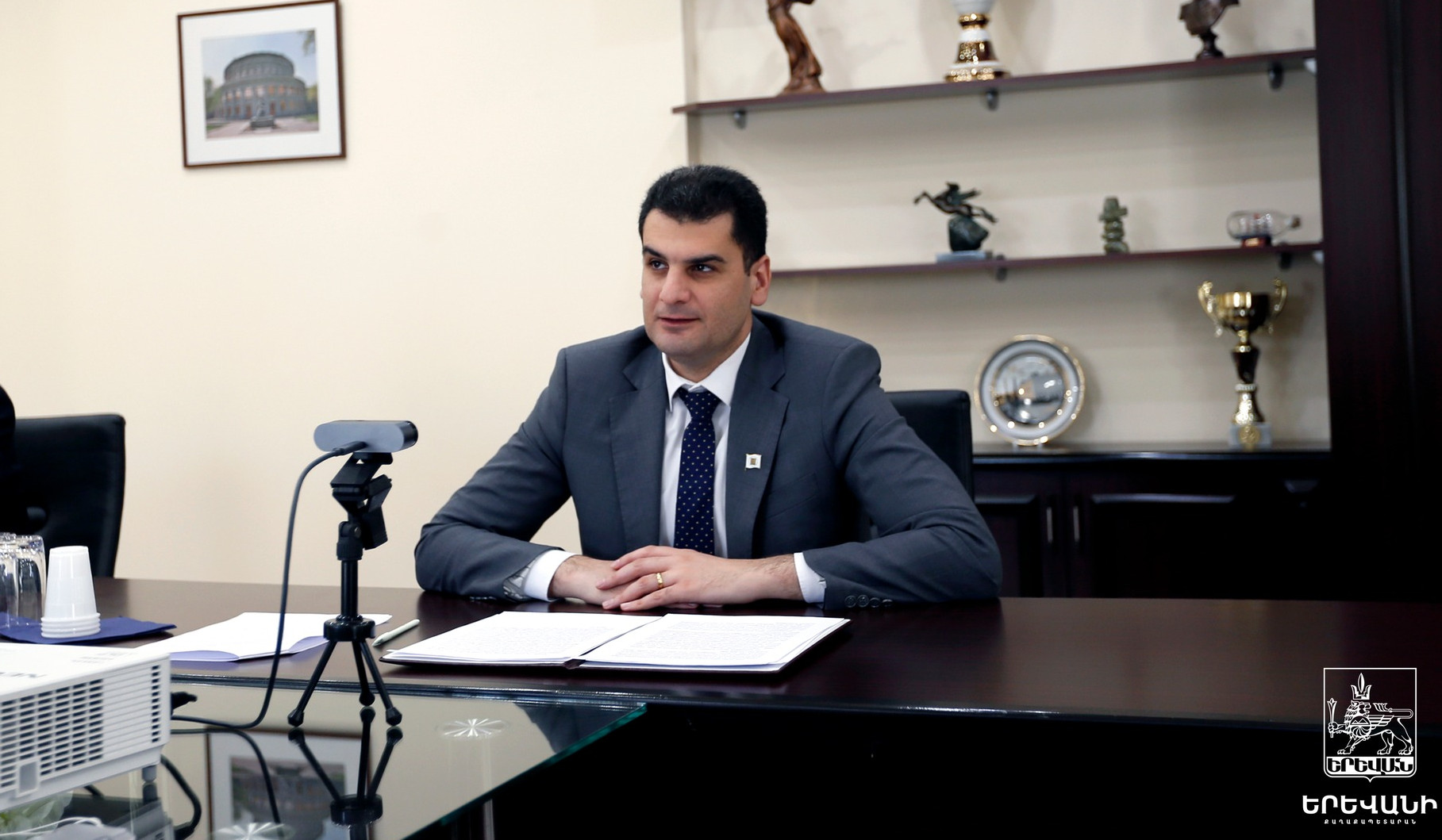 Երևանի քաղաքապետն առցանց մասնակցել է «Քաղաքապետների համաժողով-2022»-ին