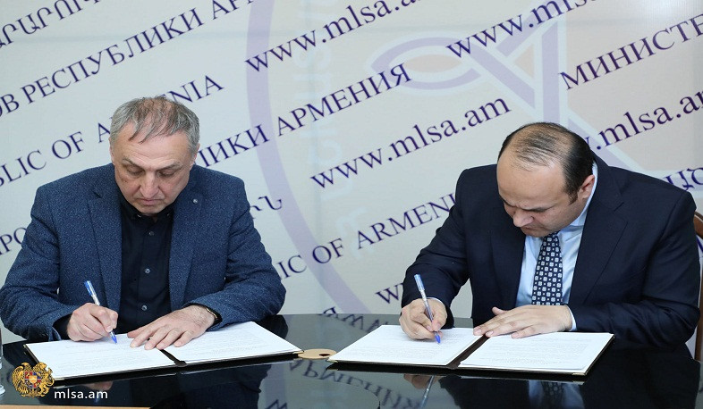 Աշխատանքի և սոցիալական հարցերի նախարարության ու «Հայկական կարիտաս»-ի միջև հուշագիր է ստորագրվել