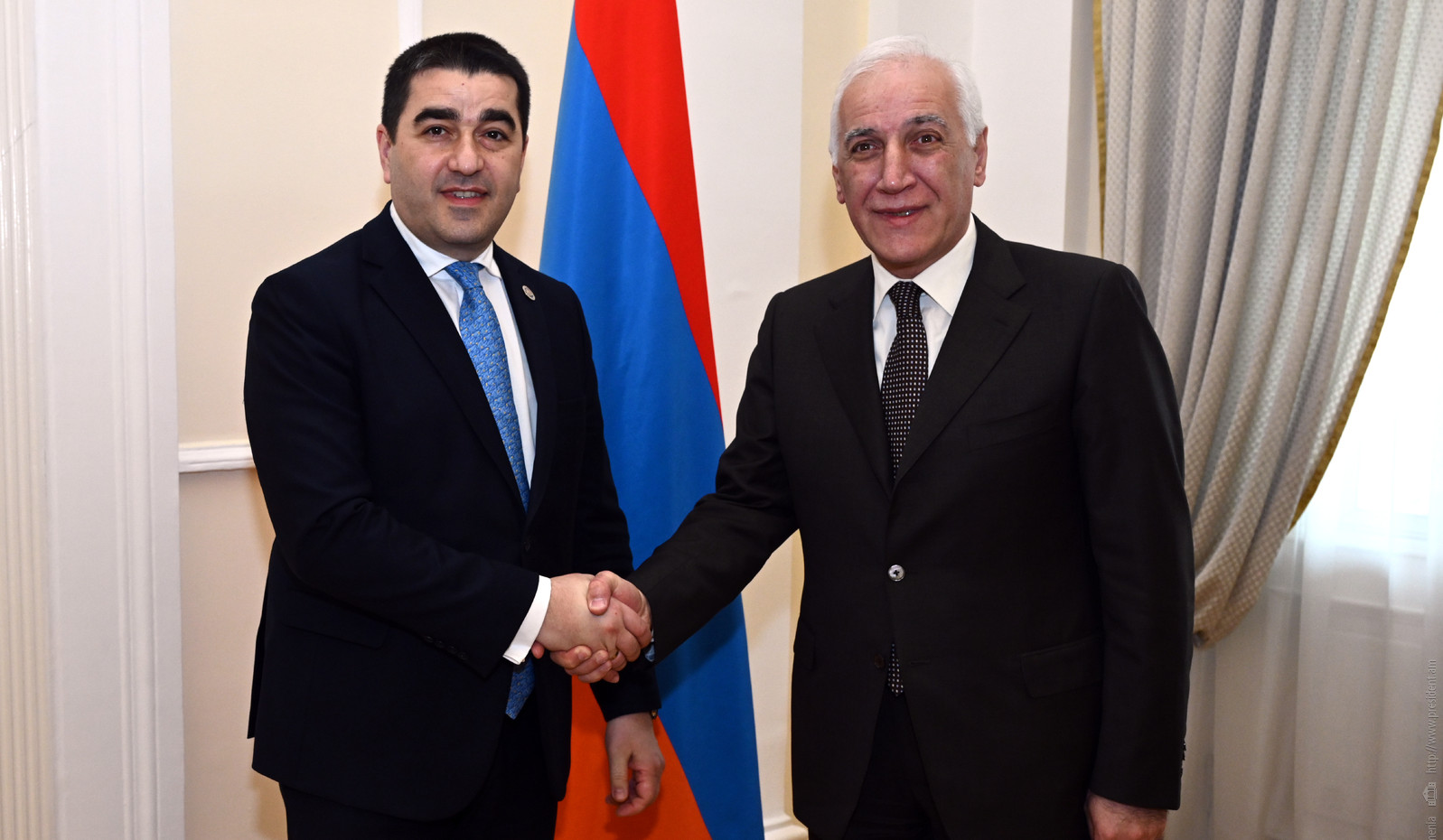 President of Armenia presented to President of Georgia’s Parliament efforts of Armenia aimed at establishing long-term peace