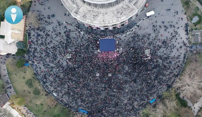 Ժամը 19:13-ի դրությամբ Ազատության հրապարակում գտնվել է շուրջ 11 200 մարդ. ԻՔՄ