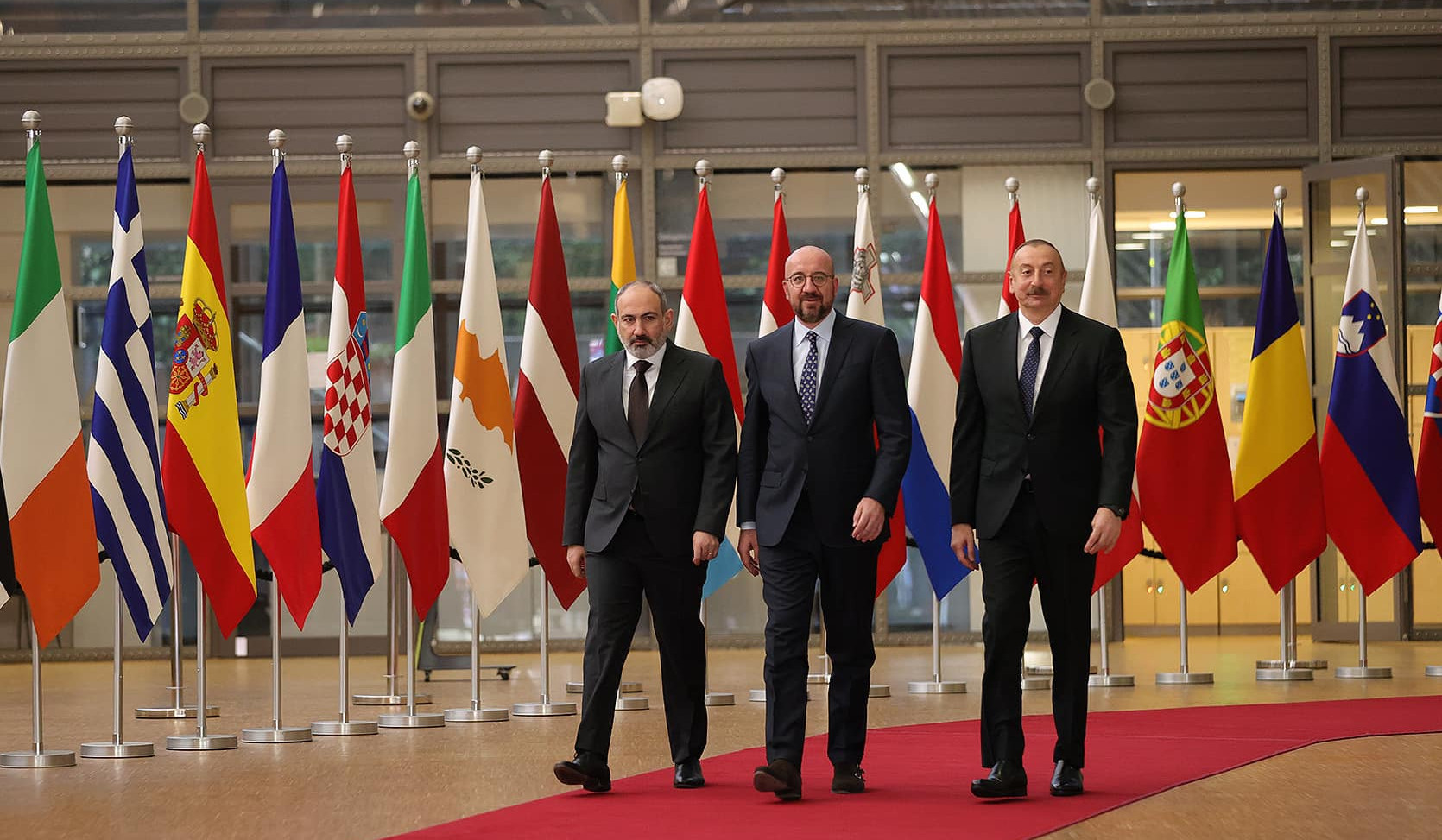 Заявление Председателя Европейского Совета Шарля Мишеля по итогам встречи с лидерами Армении и Азербайджана