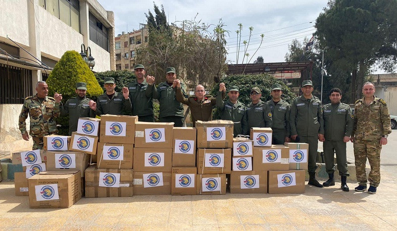 Armenian humanitarian mission delivers 4 tons of medical supplies to Aleppo hospitals