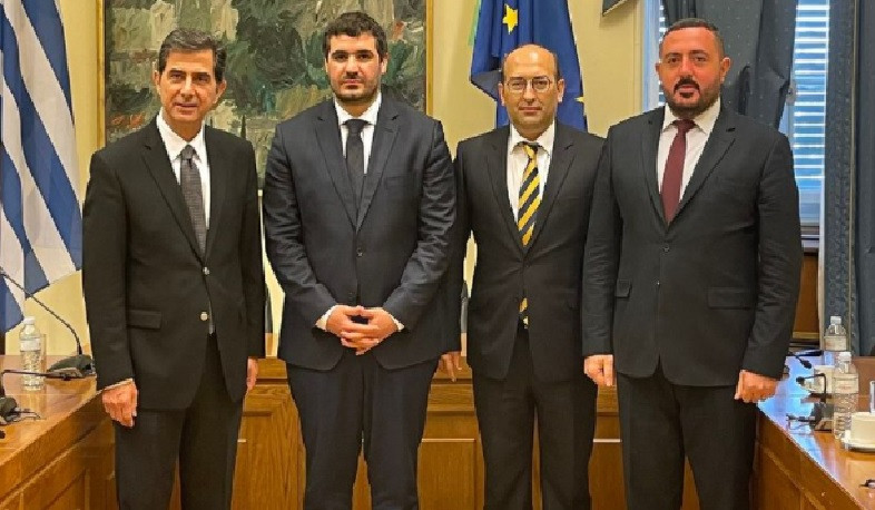 Arman Yeğoyan və Konstantinos Gyulekas Artsaxdakı vəziyyəti müzakirə etdi