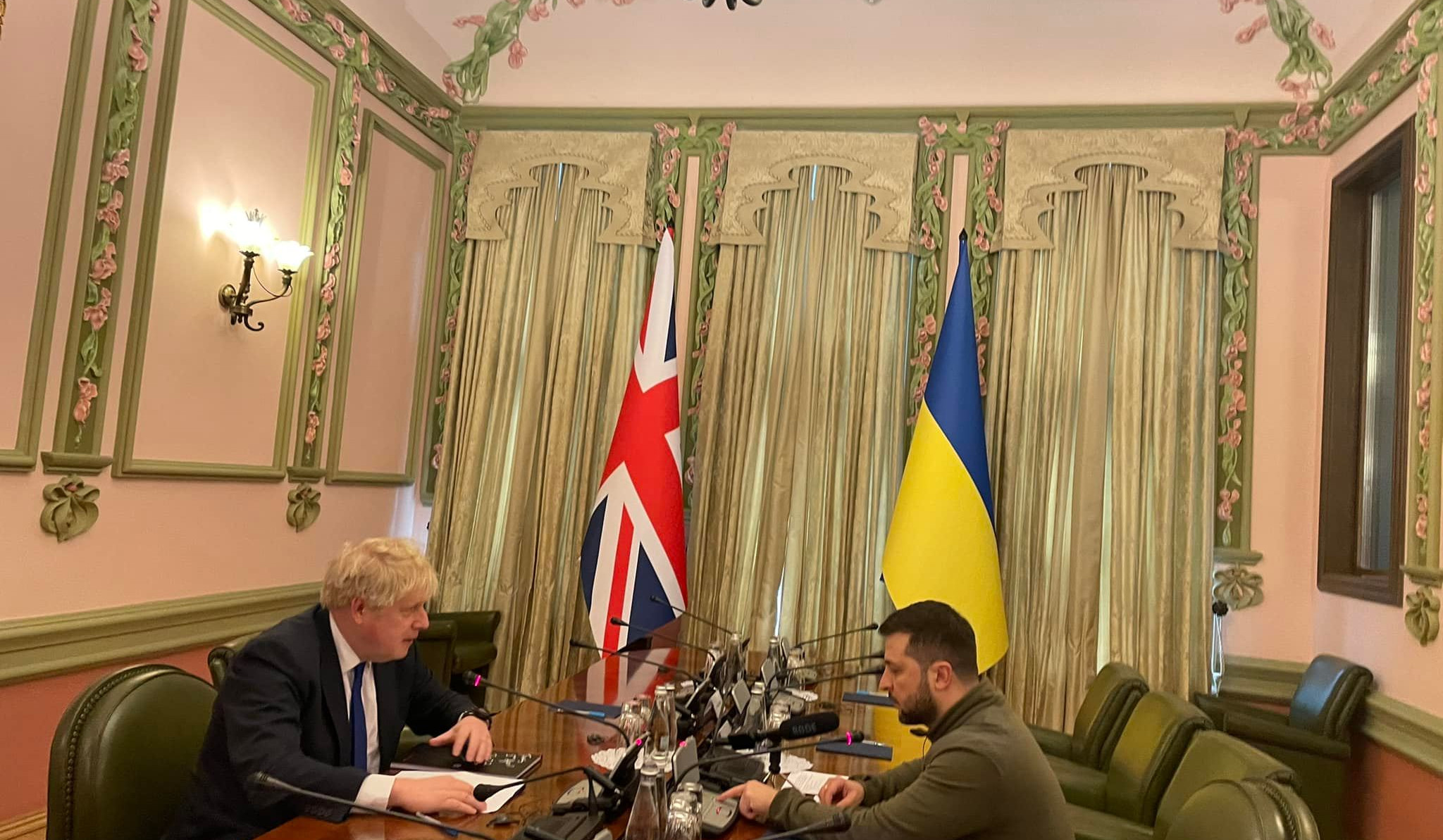 Boris Johnson visits Kyiv, as Britain promises Ukraine armored vehicles and anti-ship weapons