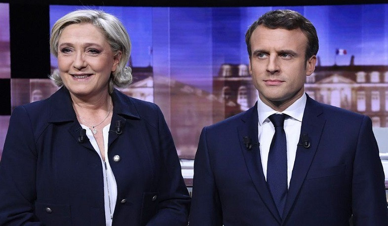 Ֆրանսիայում նախագահի ընտրությանը հիմնական մրցակցությունն ընթանում է Լը Պենի և Մակրոնի միջև