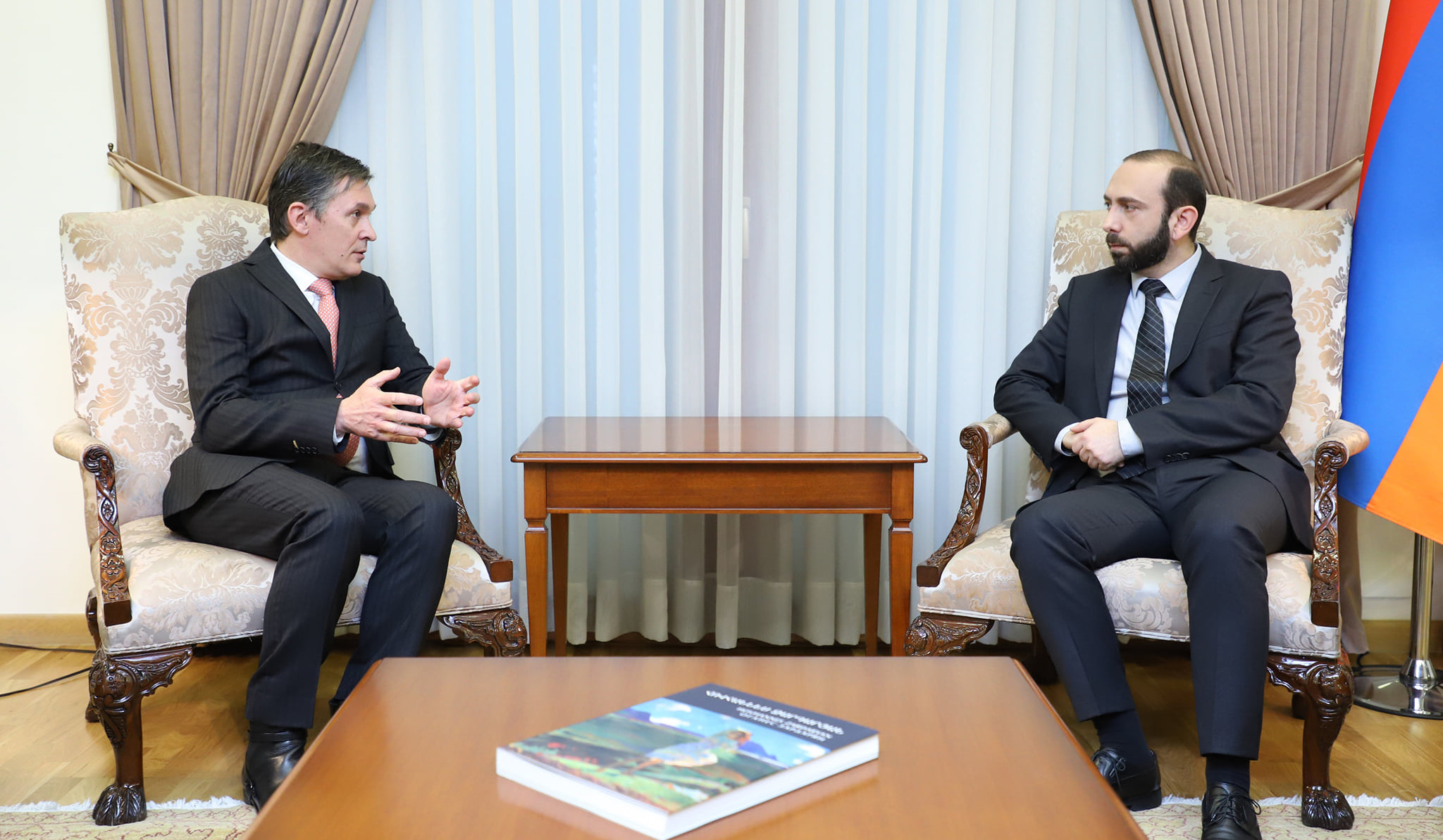 Արարատ Միրզոյանն ընդունել է ԵԱՀԿ Մինսկի խմբի Ֆրանսիայի համանախագահին