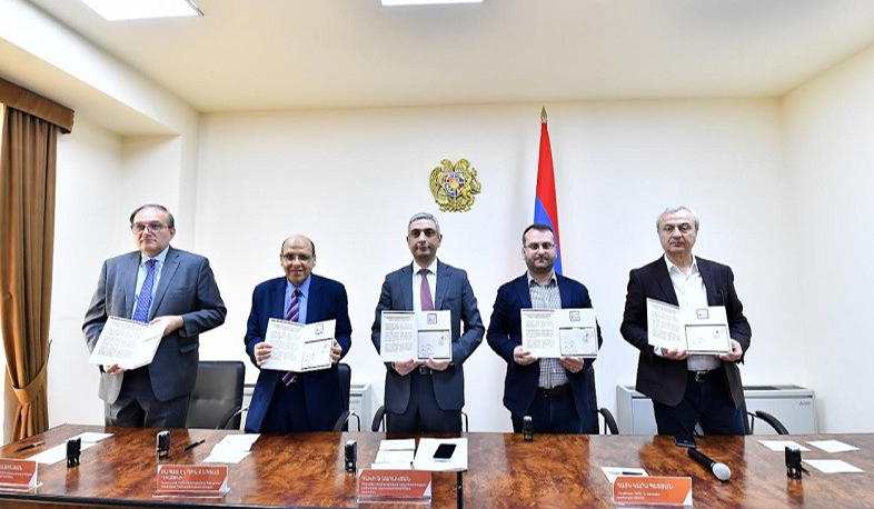 Special Cover dedicated to 30th Anniversary of establishment of Diplomatic Relations between Armenia and Egypt cancelled