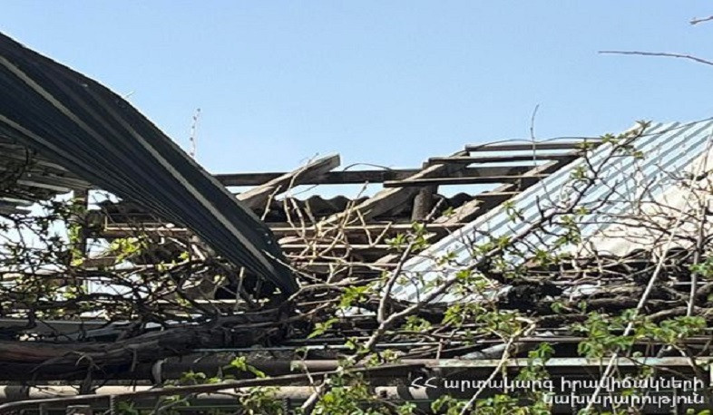 Մանրամասներ Երևանում, Արարատի, Վայոց ձորի, Կոտայքի մարզերում ուժգին քամու հասցրած վնասներից