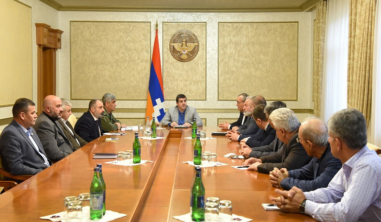 President of Artsakh convened an urgent working meeting with participation of Minister of Foreign Affairs and Secretary of Security Council