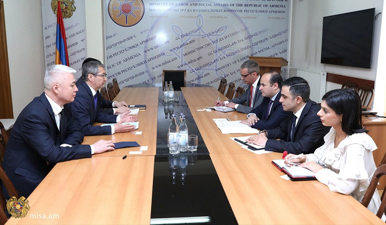 Հայ-ղազախական ոլորտային հարաբերություններում առկա է զգալի ներուժ. Նարեկ Մկրտչյանն ընդունել է Ղազախստանի դեսպանին