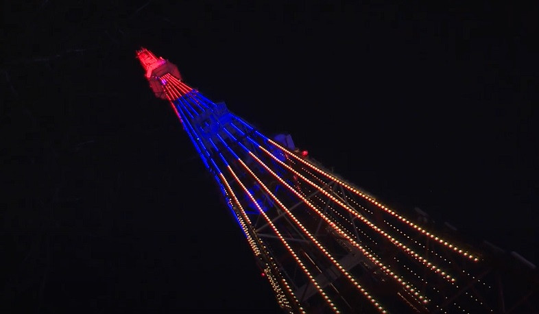 ՀՀ վարչապետի` ՌԴ պաշտոնական այցի առիթով Նիժնի Նովգորոդի հեռուստաաշտարակը լուսավորվել է եռագույնով